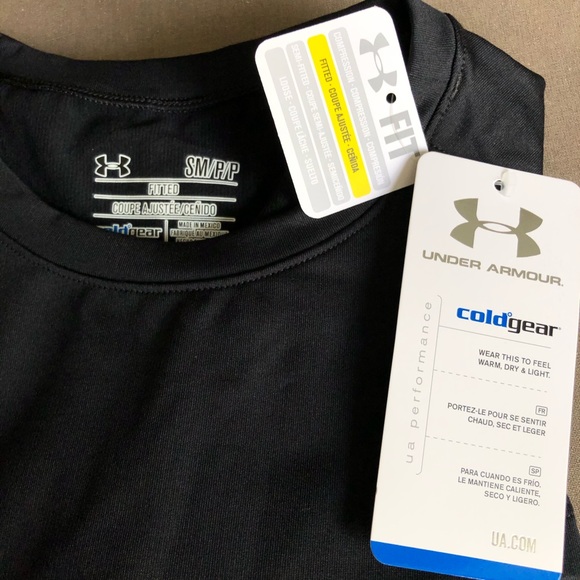 under armour fitted coupe ajustee coldgear